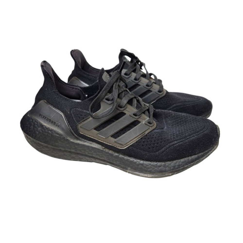 Adidas Ultraboost 21 Triple Black Running Shoes Mens 7 Womens 8.5,  Gorpcore